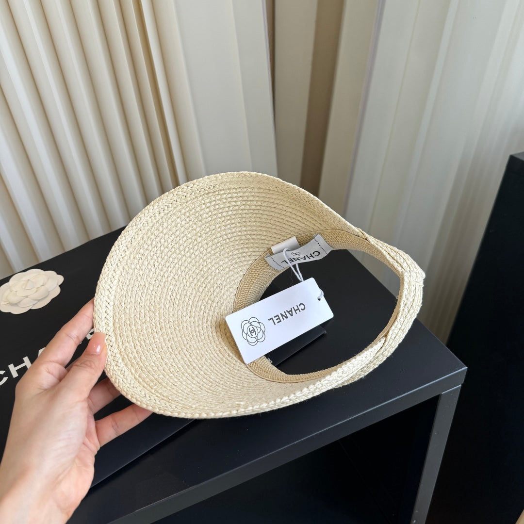 CHANEL 26S RAFFIA VISOR 337958