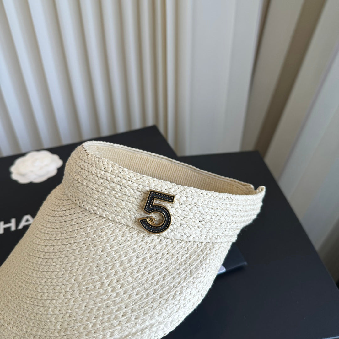 CHANEL 26S RAFFIA VISOR 337958
