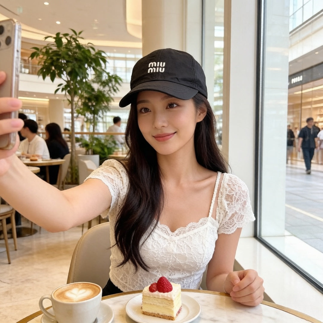 MIUMIU 26S BASEBALL CAP 342215