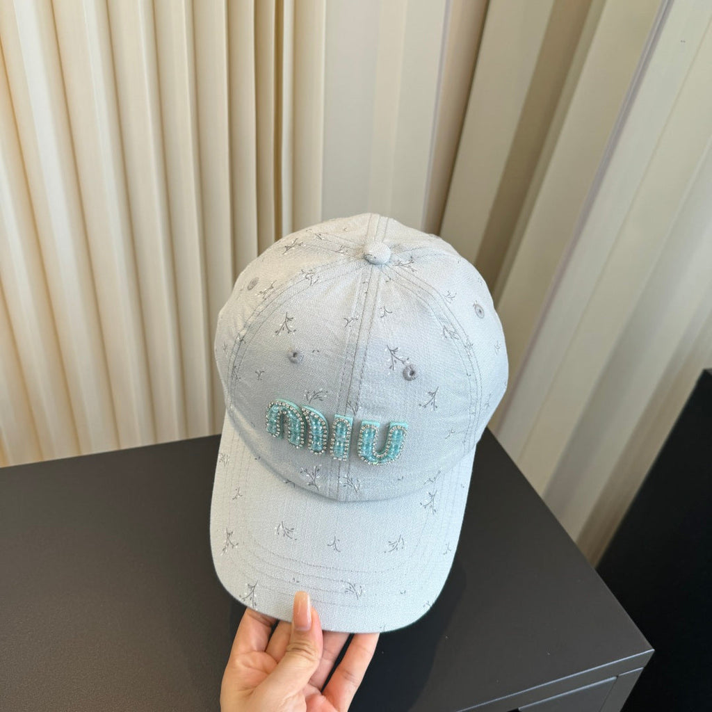 MIUMIU 26S BASEBALL CAP 342233