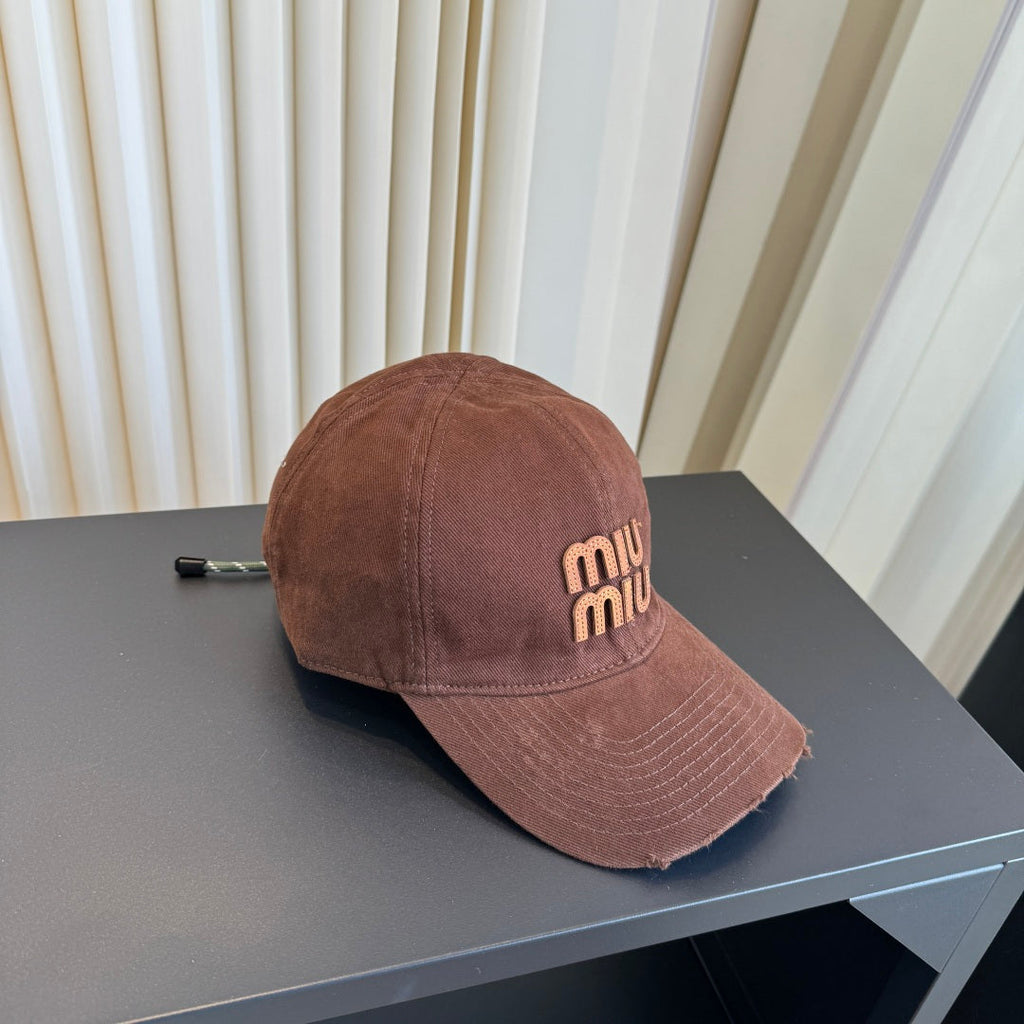 MIUMIU 26S BASEBALL CAP 339458