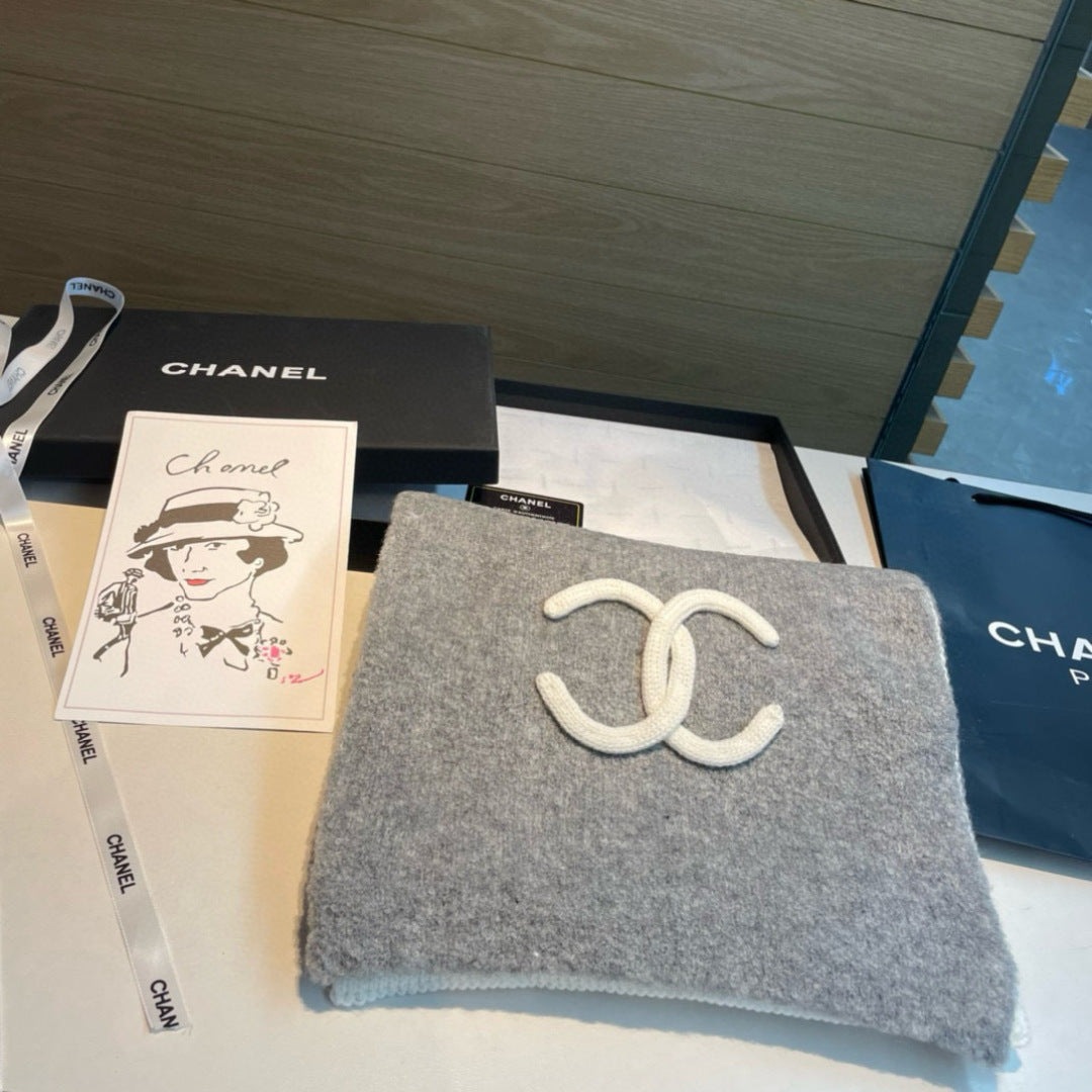 CHANEL 25S SCARF 180 IN CASHMERE 883364