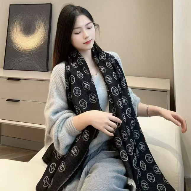 CHANEL 25S SCARF 200 CM IN CASHMERE 942945