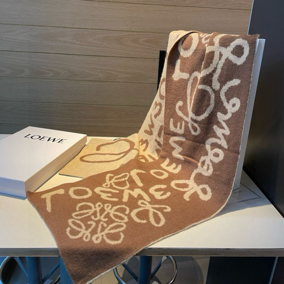 LOEWE 26S SCARF 190 IN CASHMERE 113776