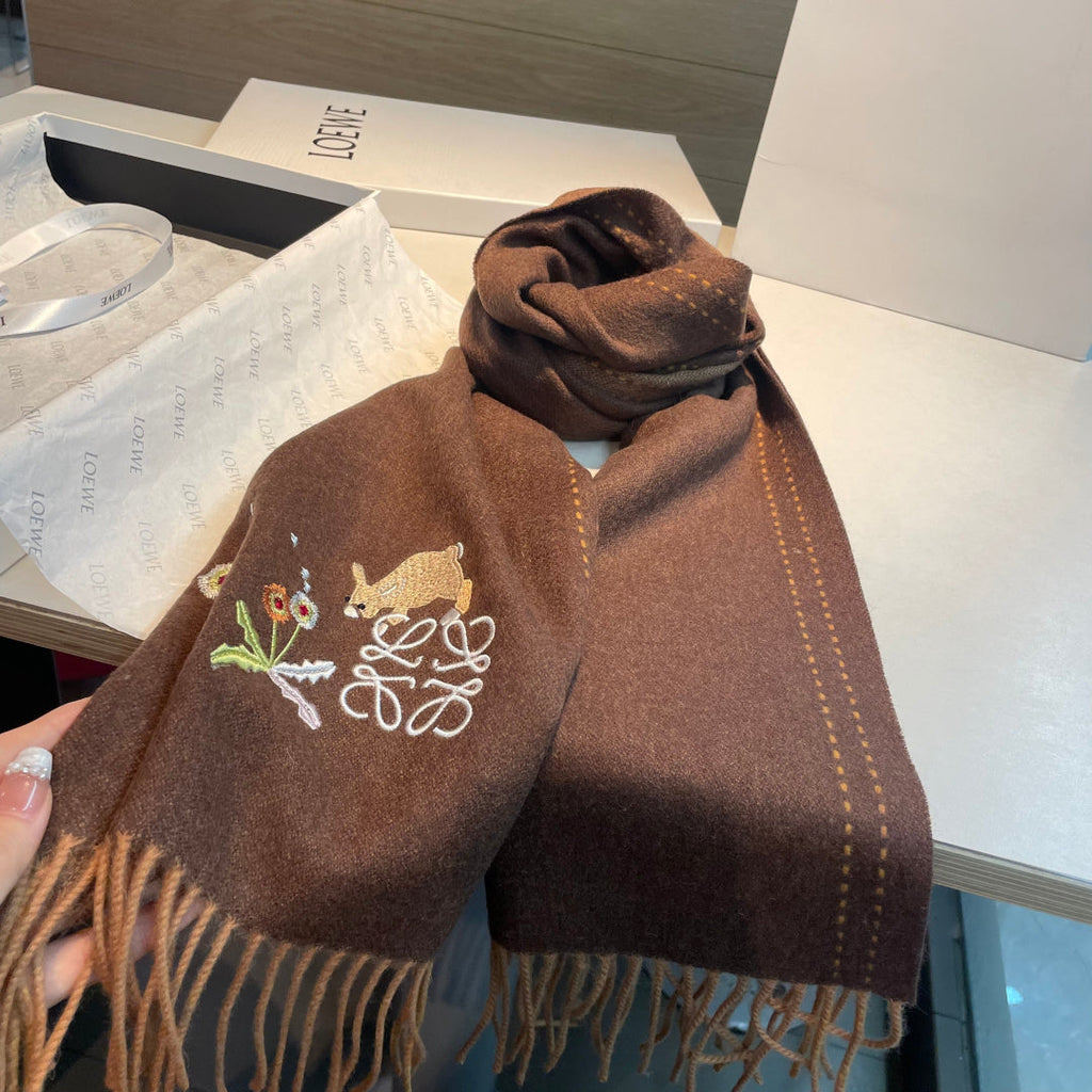 LOEWE 26S SCARF 180 IN CASHMERE 113777