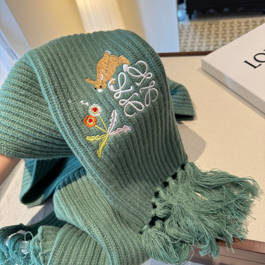 LOEWE 26S SCARF 200 IN CASHMERE 128242
