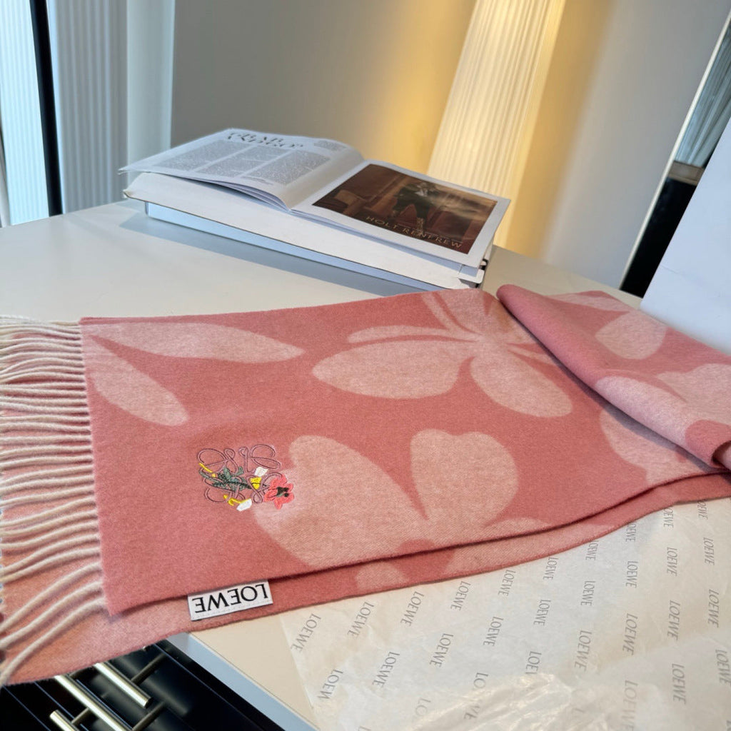LOEWE 26S SCARF 180 IN CASHMERE WOOL 130442