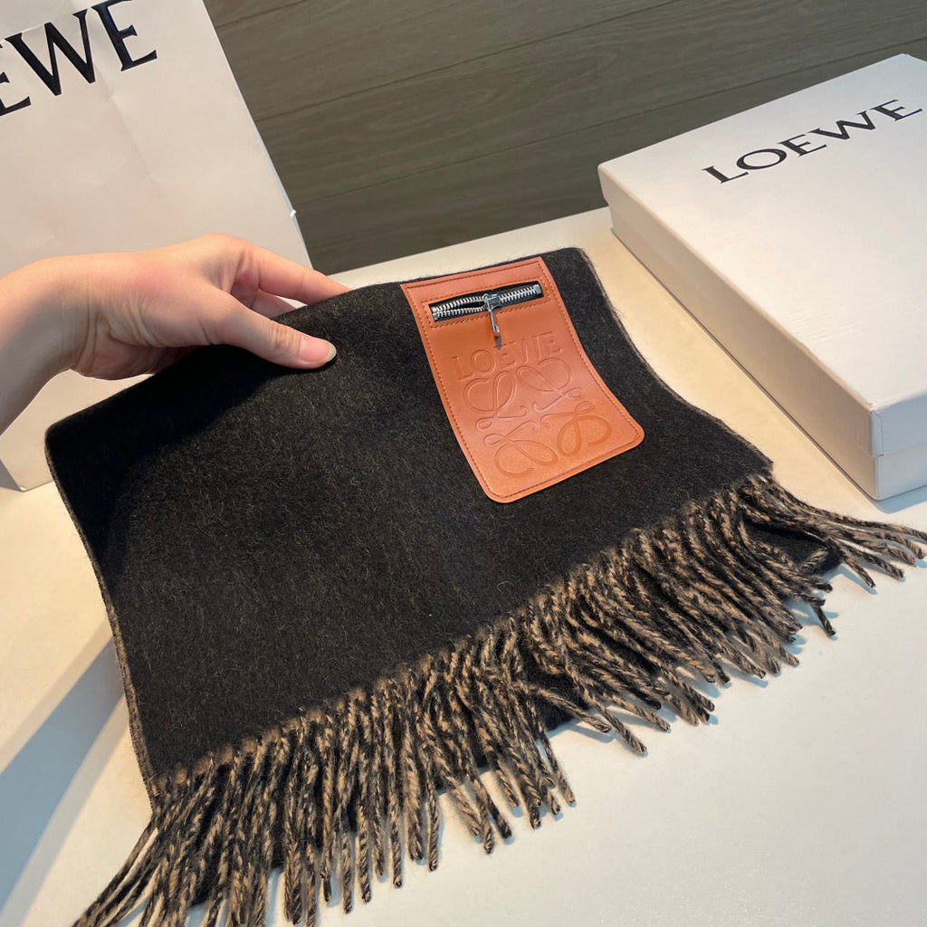 LOEWE 26S SCARF 180 IN CASHMERE WOOL 134612