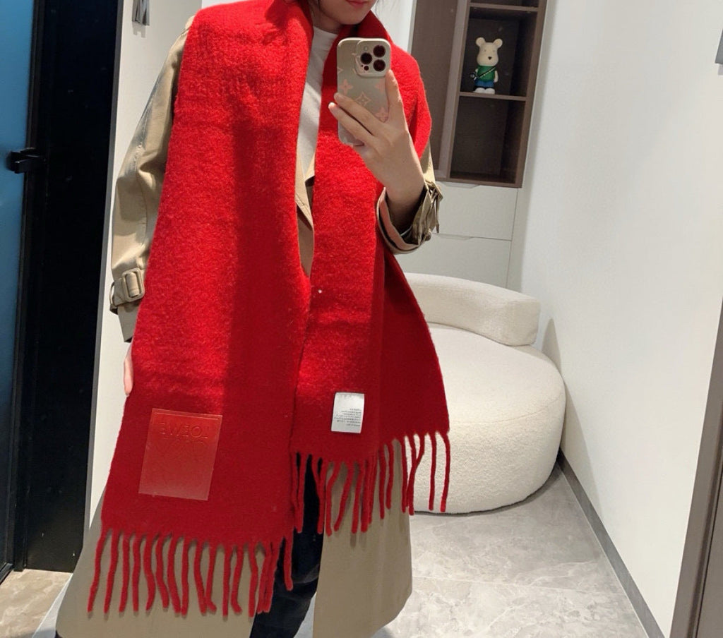 LOEWE 26S SCARF 200 IN WOOL MOHAIR 142598