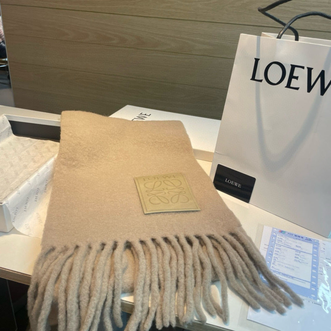 LOEWE 26S SCARF 200 IN WOOL MOHAIR 142599