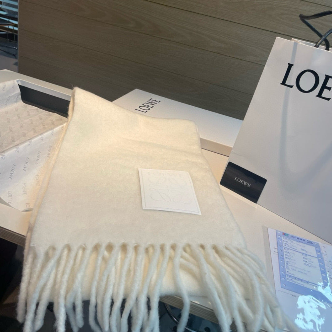 LOEWE 26S SCARF 200 IN WOOL MOHAIR 142600