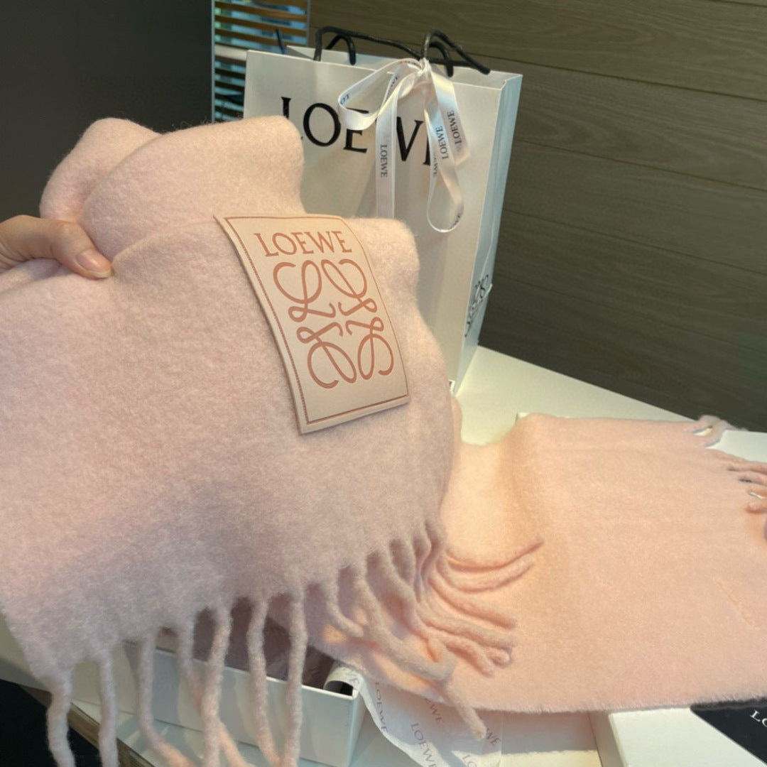 LOEWE 26S SCARF 200 IN WOOL MOHAIR 142602