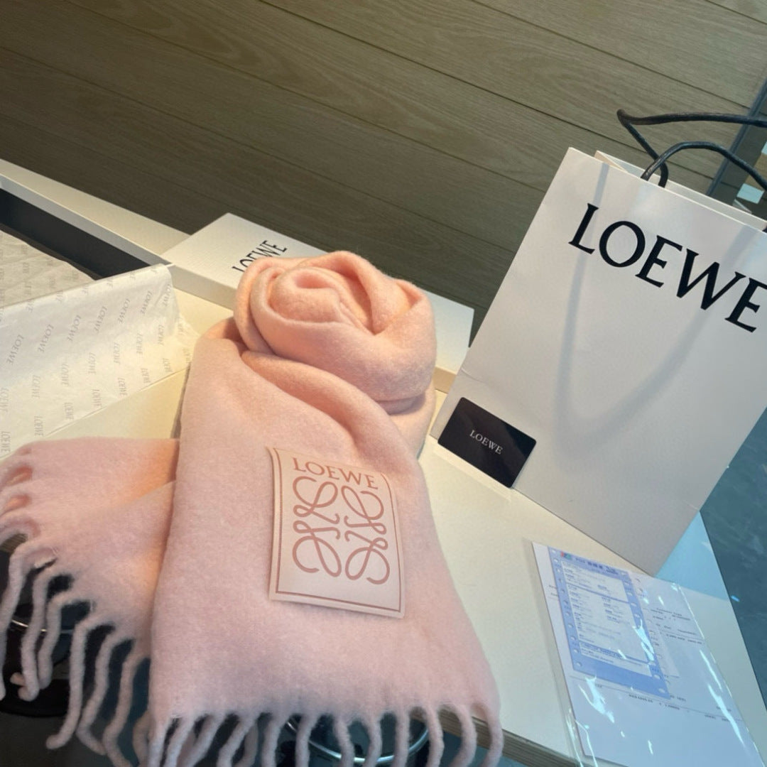 LOEWE 26S SCARF 200 IN WOOL MOHAIR 142602