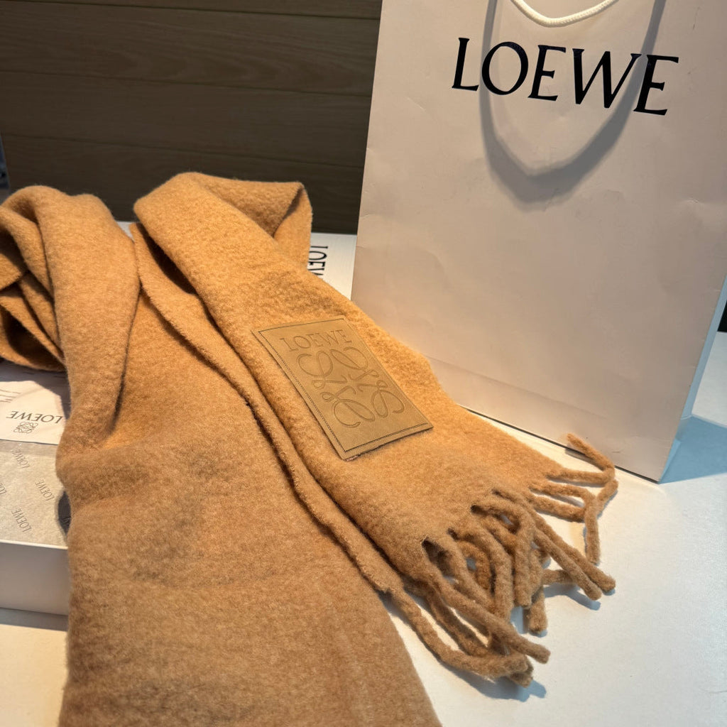LOEWE 26S SCARF 200 IN WOOL MOHAIR 142592
