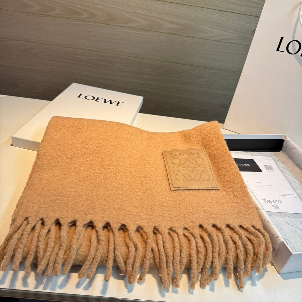 LOEWE 26S SCARF 200 IN WOOL MOHAIR 142592