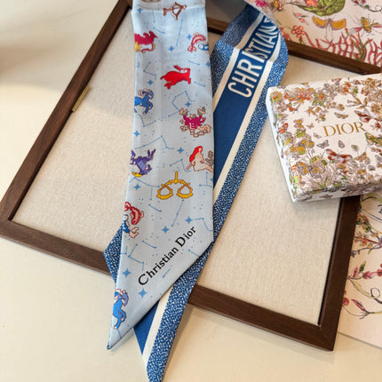 DIOR 26S SCARF 100CM IN SILK 269188