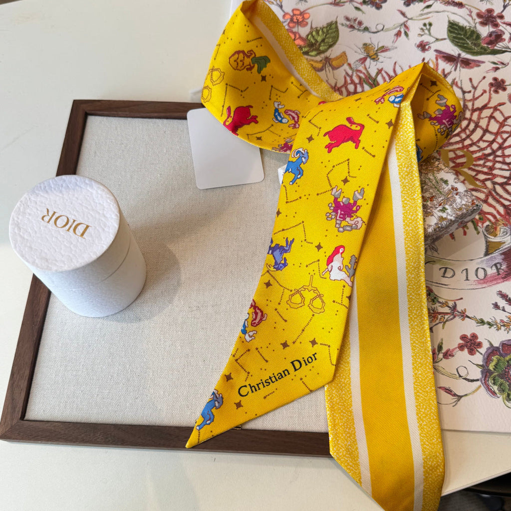 DIOR 26S SCARF 100CM IN SILK 269189