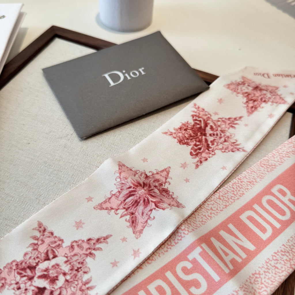 DIOR 26S SCARF 100CM IN SILK 272635