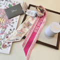 DIOR 26S SCARF 100CM IN SILK 272636
