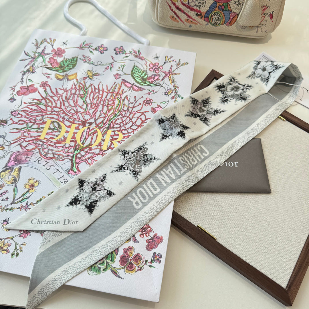 DIOR 26S SCARF 100CM IN SILK 272637