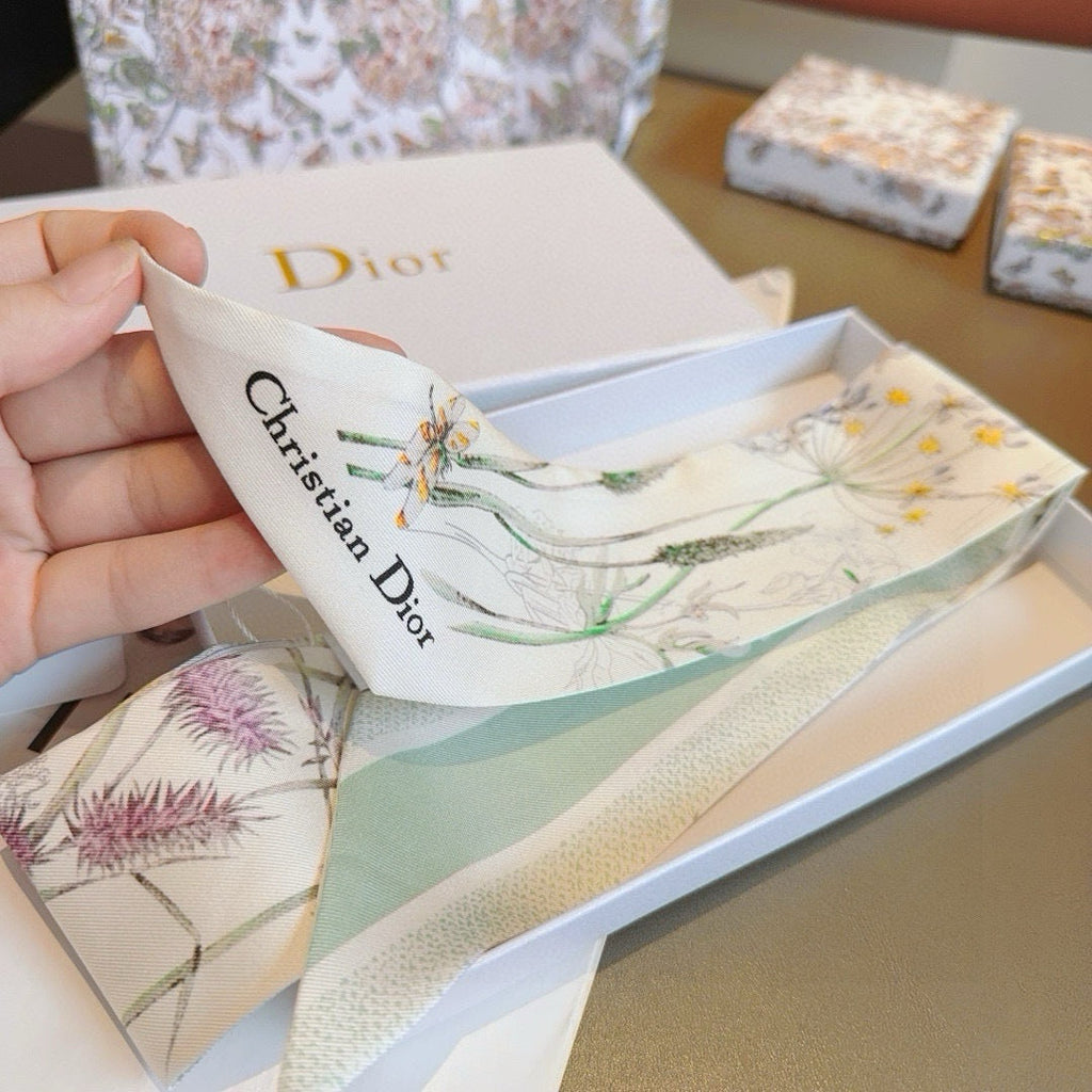 DIOR 26S SCARF 105CM IN SILK 295522