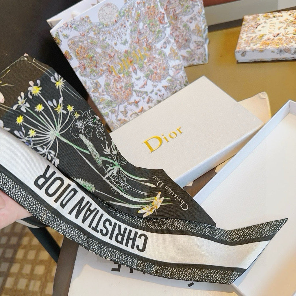 DIOR 26S SCARF 105CM IN SILK 295523