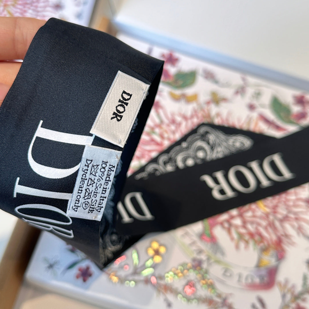 DIOR 26S SCARF 100CM IN SILK 302946