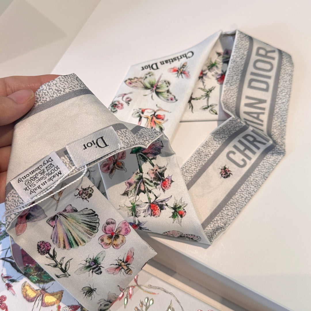 DIOR 26S SCARF 100CM IN SILK 305865