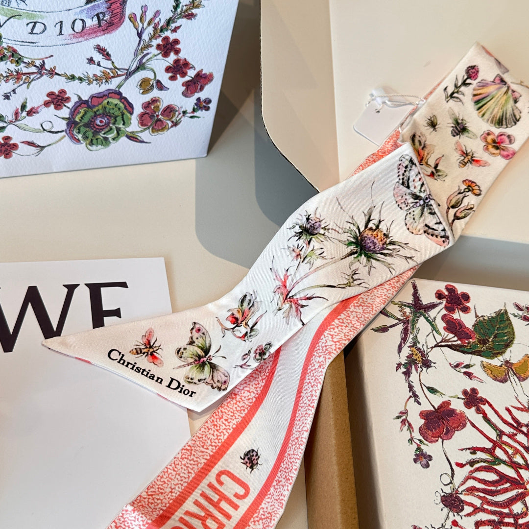 DIOR 26S SCARF 100CM IN SILK 305866