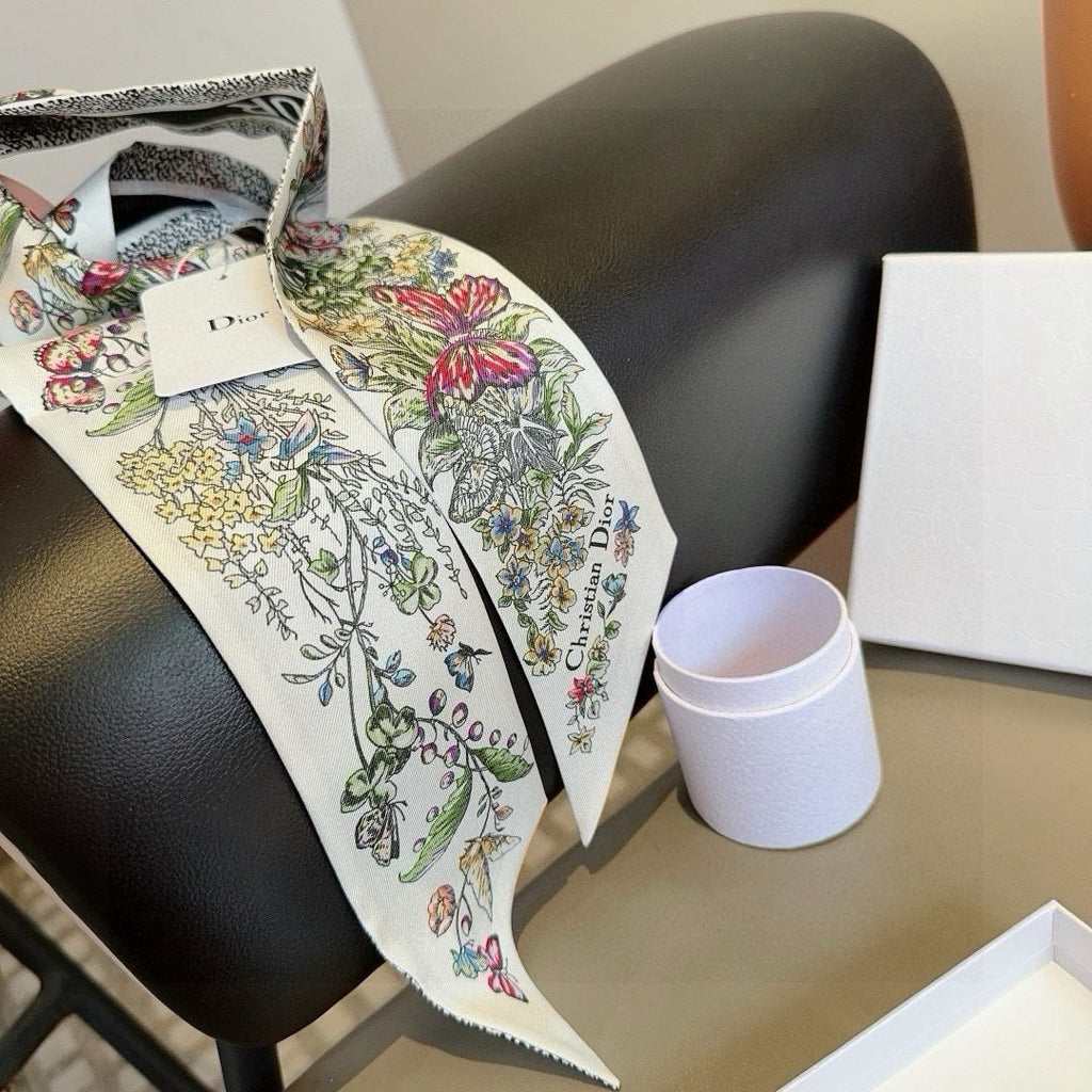 DIOR 26S SCARF 100CM IN SILK 309510