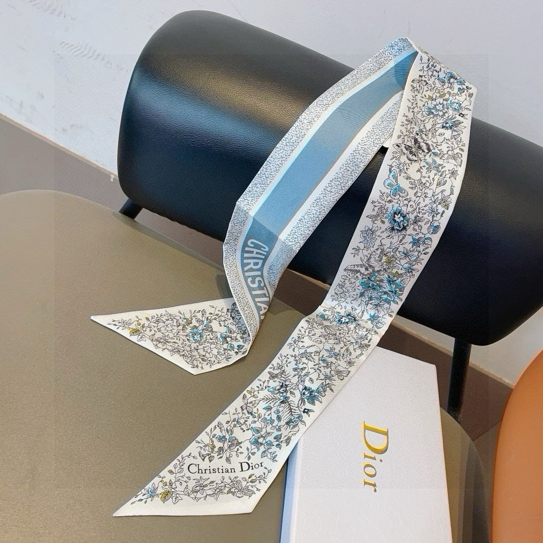 DIOR 26S SCARF 100CM IN SILK 309512