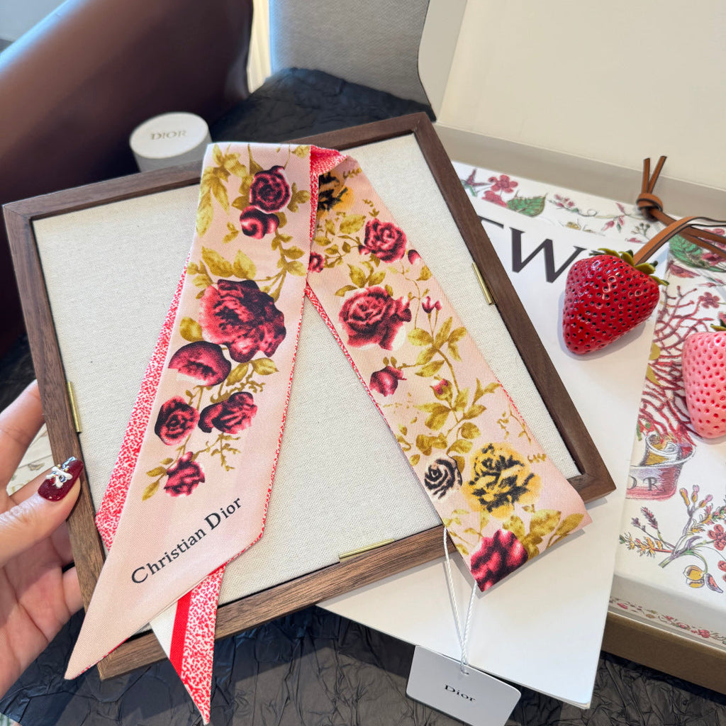 DIOR 26S SCARF 100CM IN SILK 309536