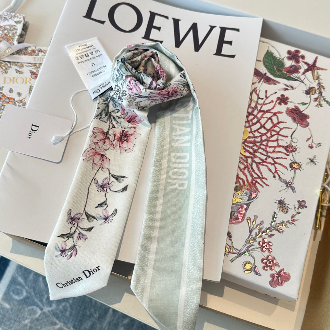 DIOR 26S SCARF 100CM IN SILK 309537