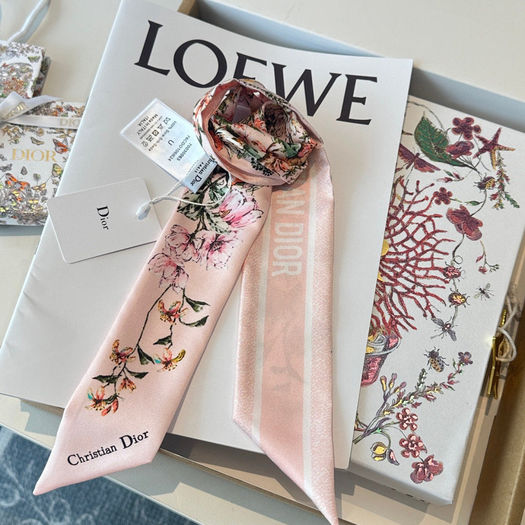 DIOR 26S SCARF 100CM IN SILK 309539
