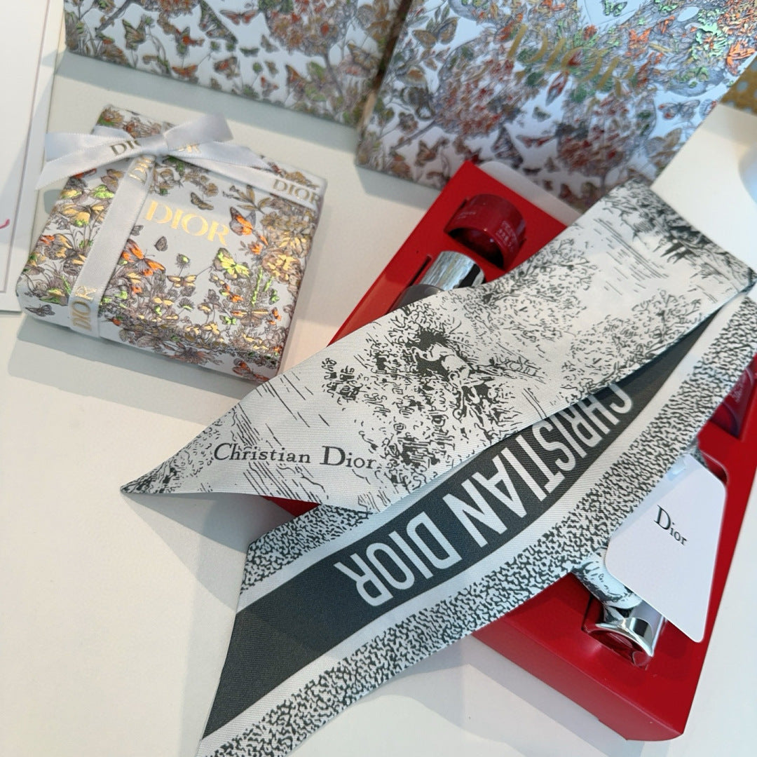 DIOR 26S SCARF 105CM IN SILK 309542