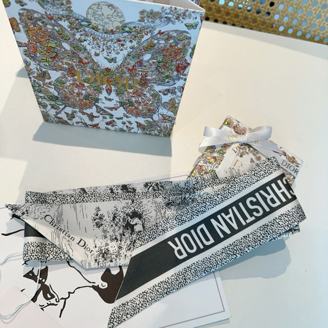 DIOR 26S SCARF 105CM IN SILK 309542