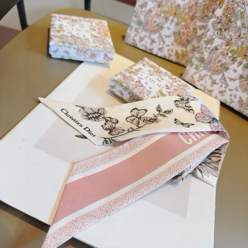 DIOR 26S SCARF 105CM IN SILK 314824