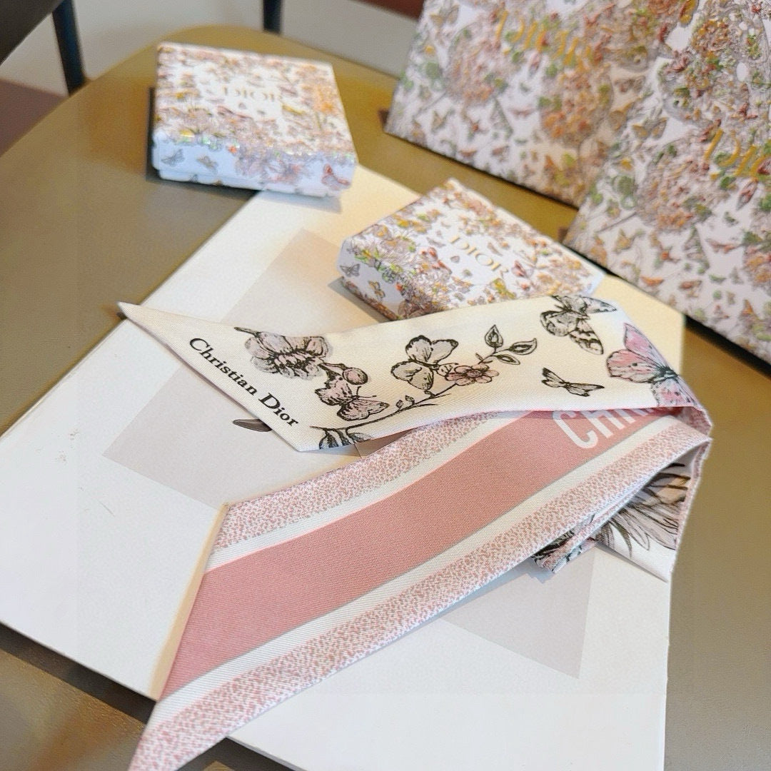 DIOR 26S SCARF 105CM IN SILK 314824