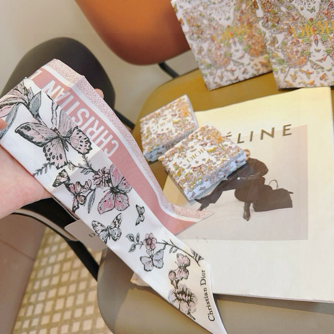 DIOR 26S SCARF 105CM IN SILK 314824