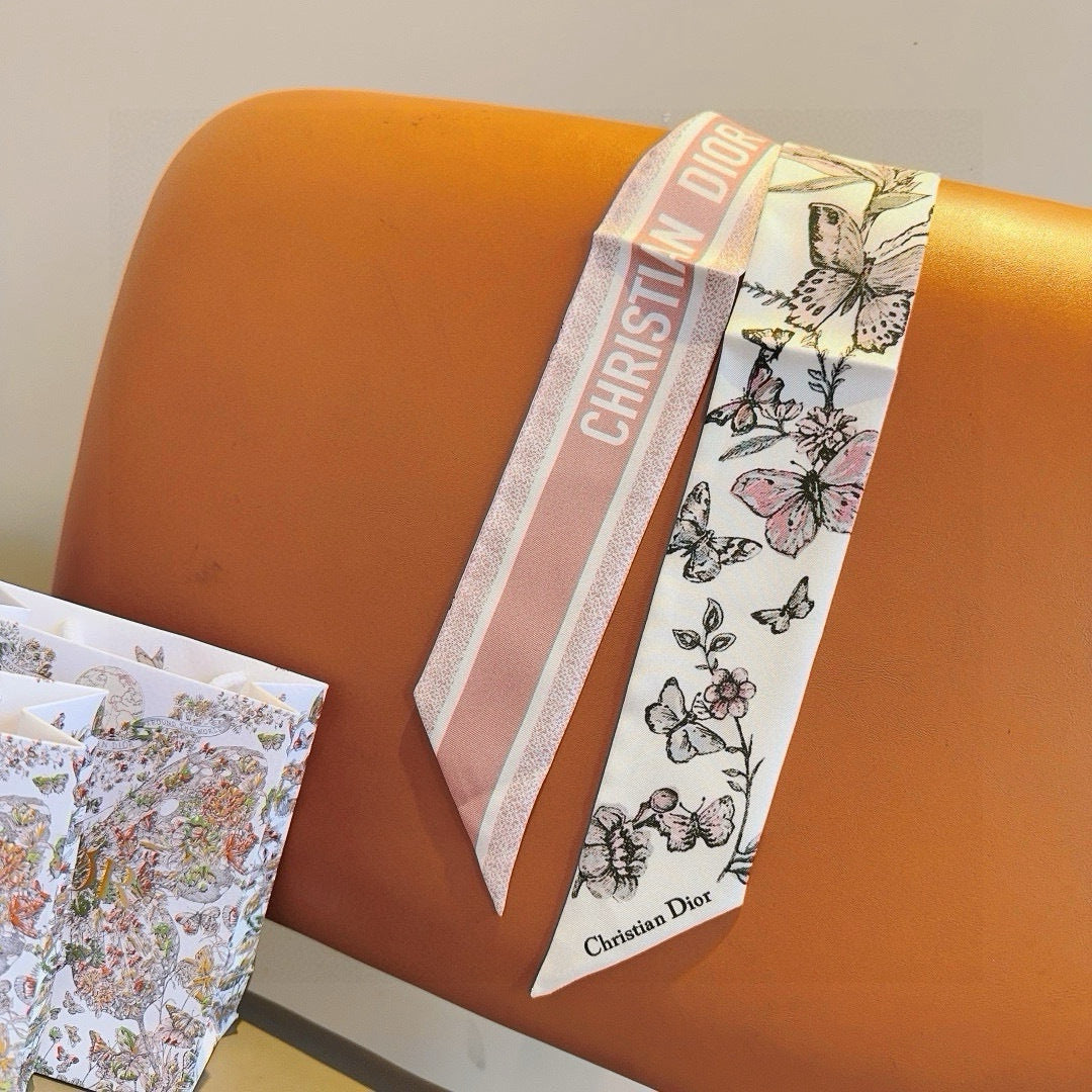 DIOR 26S SCARF 105CM IN SILK 314824