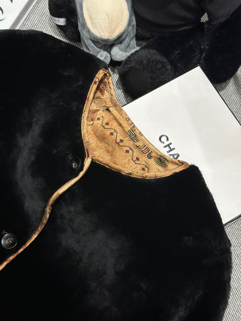 HERMES 25S REVERSIBLE FUR JACKET 474