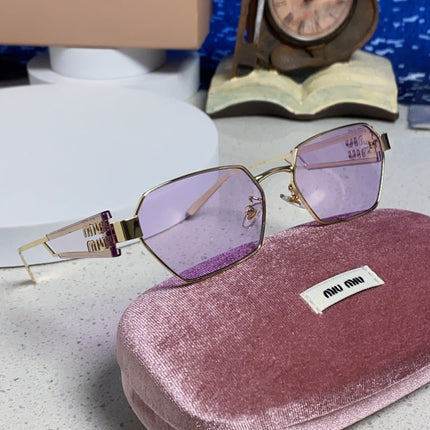 MIUMIU 26S SQUARE FRAME IN METAL 443521