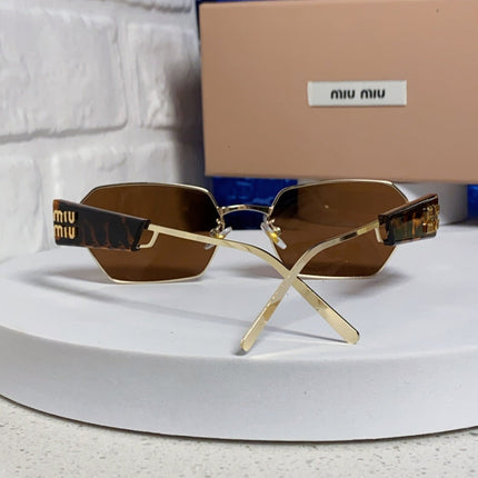 MIUMIU 26S SQUARE FRAME IN METAL 443523