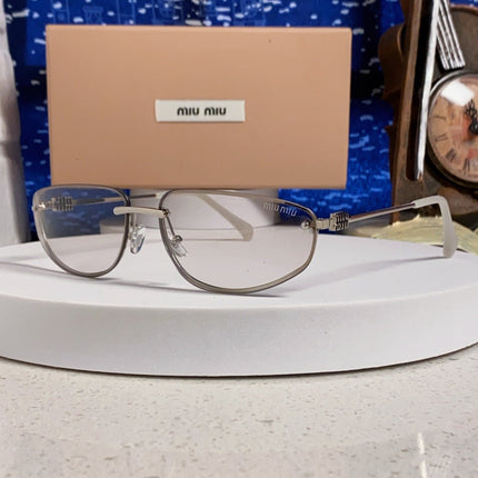 MIUMIU 26S RECTANGULAR FRAME IN METAL 426396