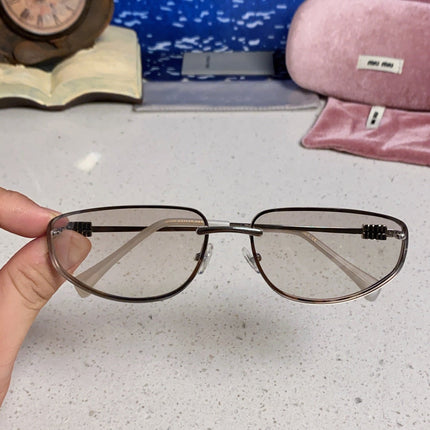 MIUMIU 26S RECTANGULAR FRAME IN METAL 426396