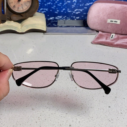 MIUMIU 26S RECTANGULAR FRAME IN METAL 426397