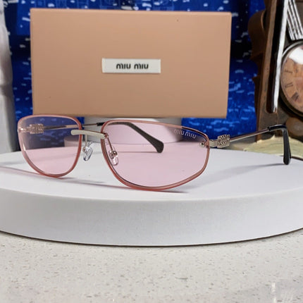 MIUMIU 26S RECTANGULAR FRAME IN METAL 426397