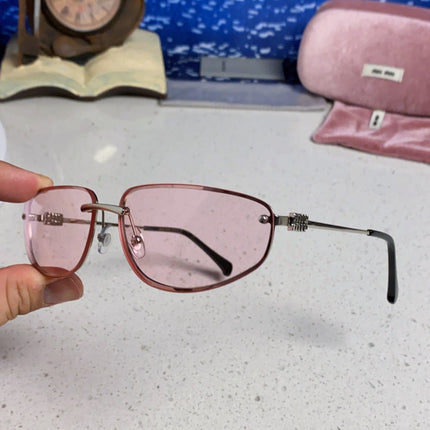 MIUMIU 26S RECTANGULAR FRAME IN METAL 426397