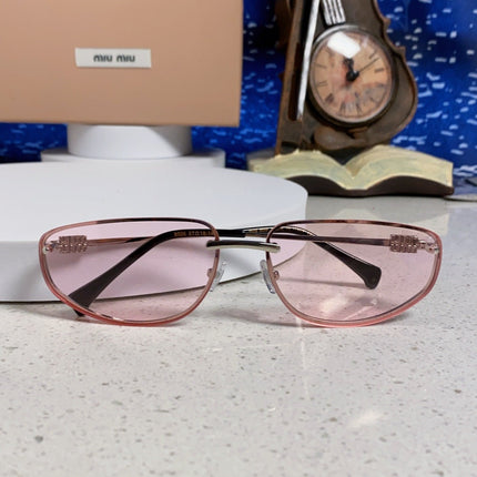 MIUMIU 26S RECTANGULAR FRAME IN METAL 426397