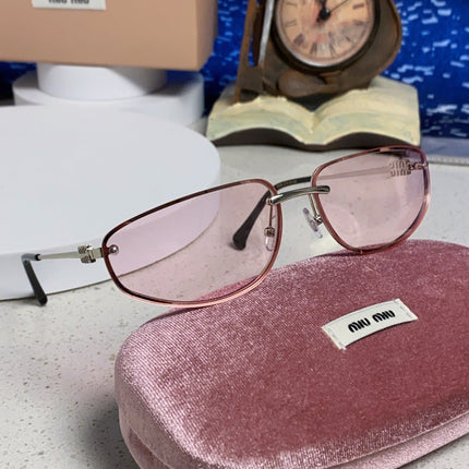 MIUMIU 26S RECTANGULAR FRAME IN METAL 426397